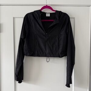 Gymshark Black Cropped Utility Jacket